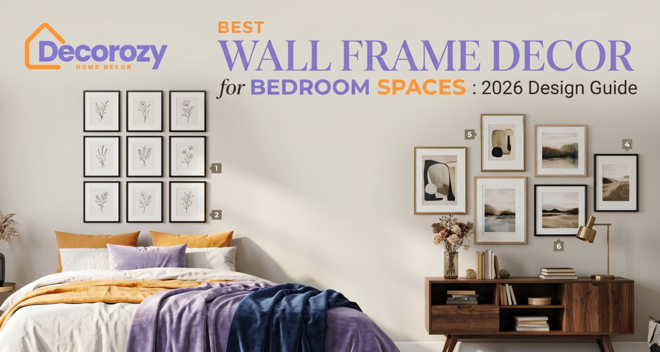 Best Wall Frame Decor for Bedroom Spaces: 2026 Design Guide
