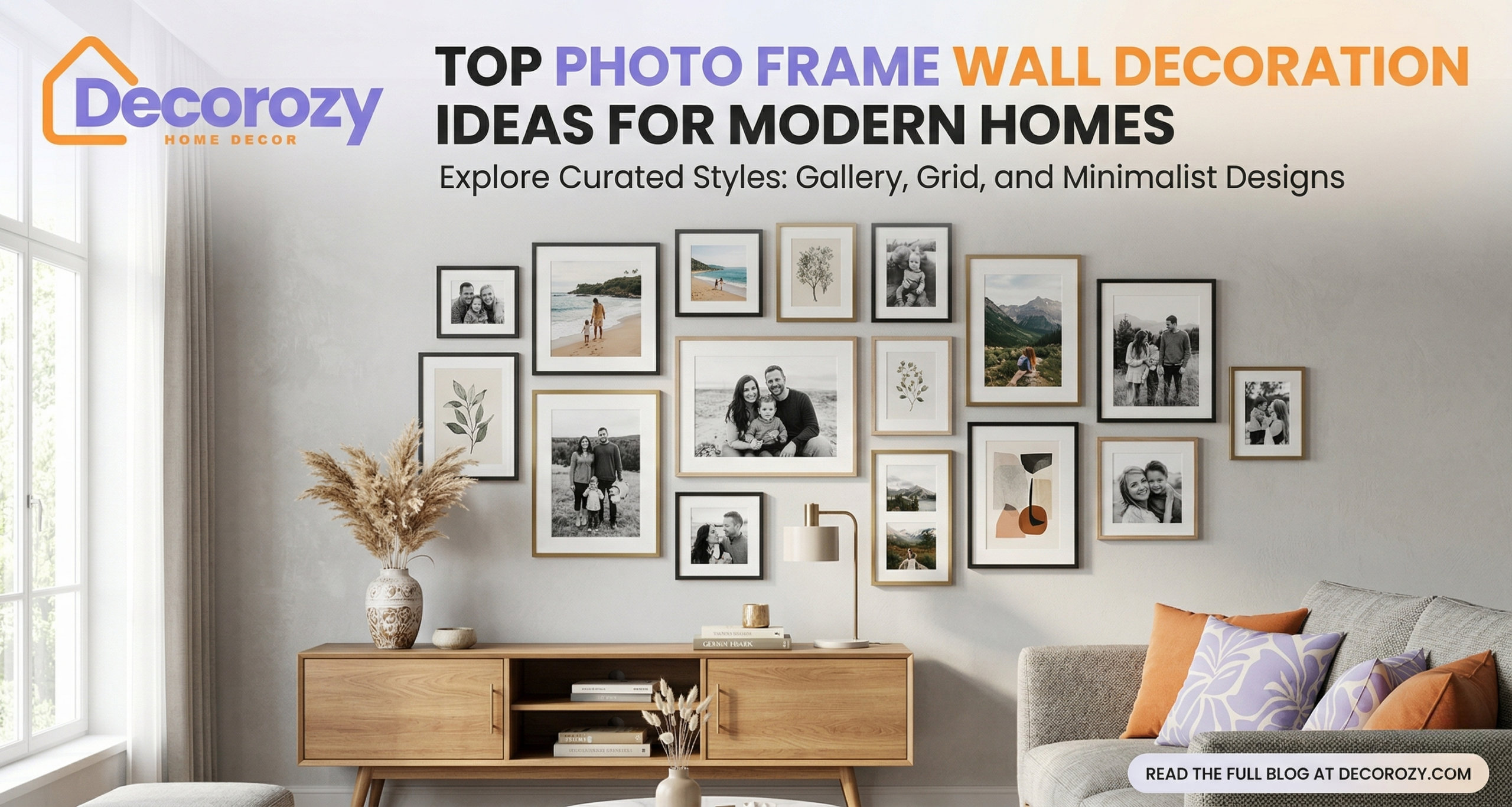 Top Photo Frame Wall Decoration Ideas for Modern Homes