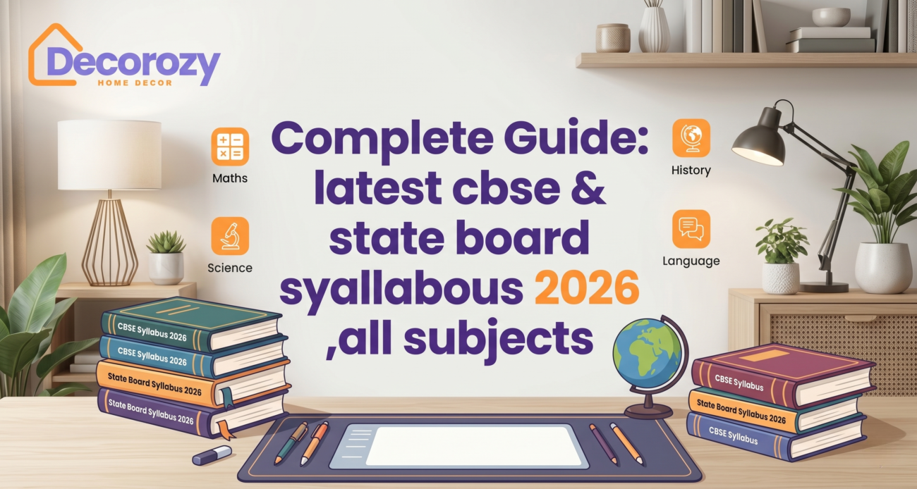 Complete Guide: latest cbse & state board syallabous 2026 ,all subjects