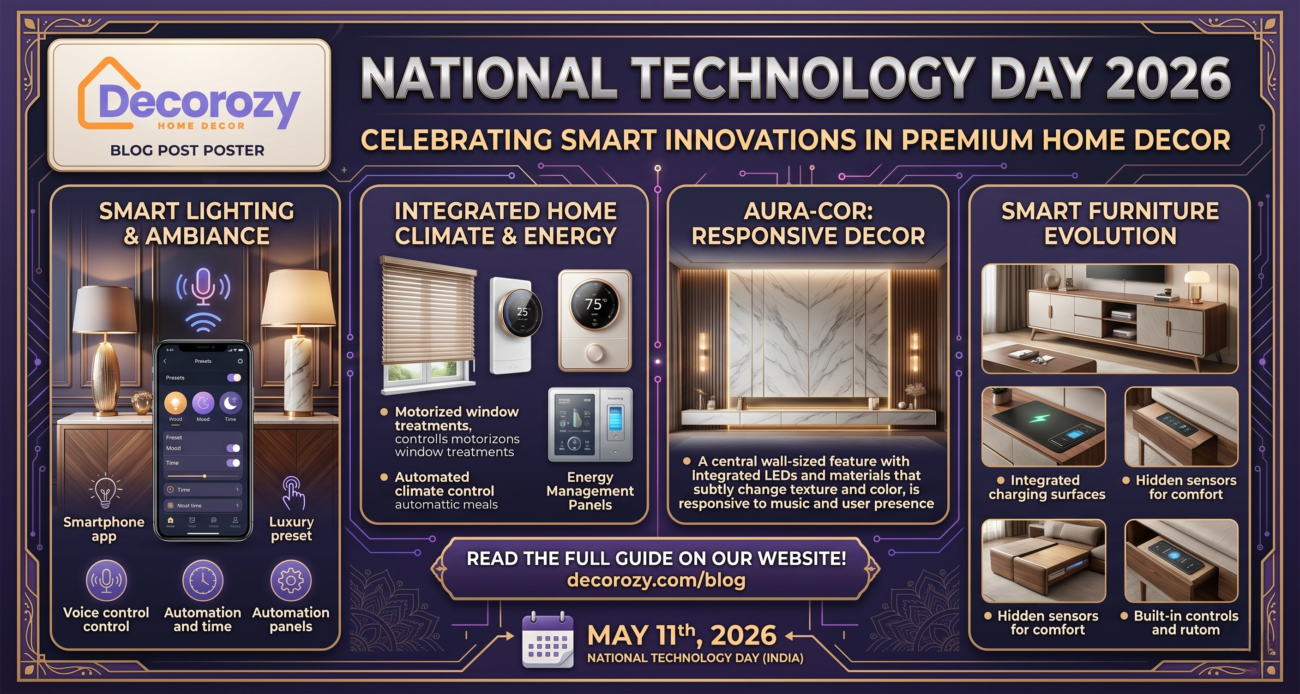 National Technology Day 2026: Celebrating Smart Innovations in Premium Home Decor