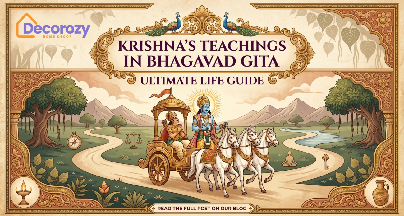 Krishna's Teachings in Bhagavad Gita: Ultimate Life Guide