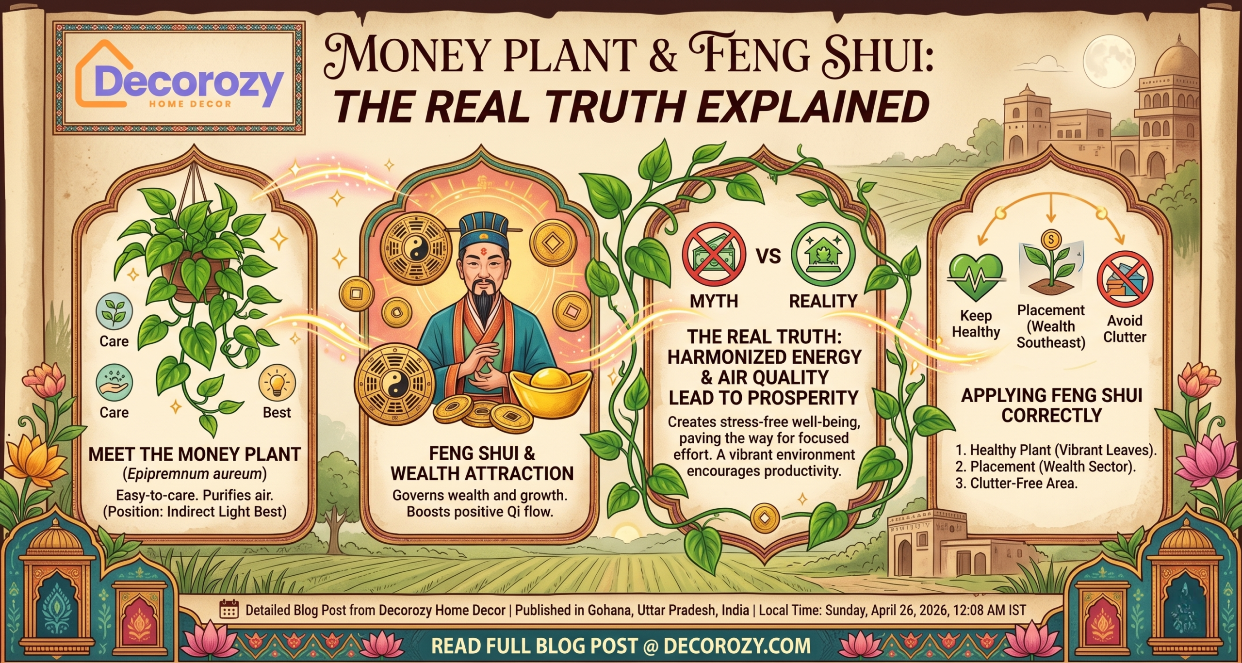 Money Plant and Feng Shui: The Real Truth Explained