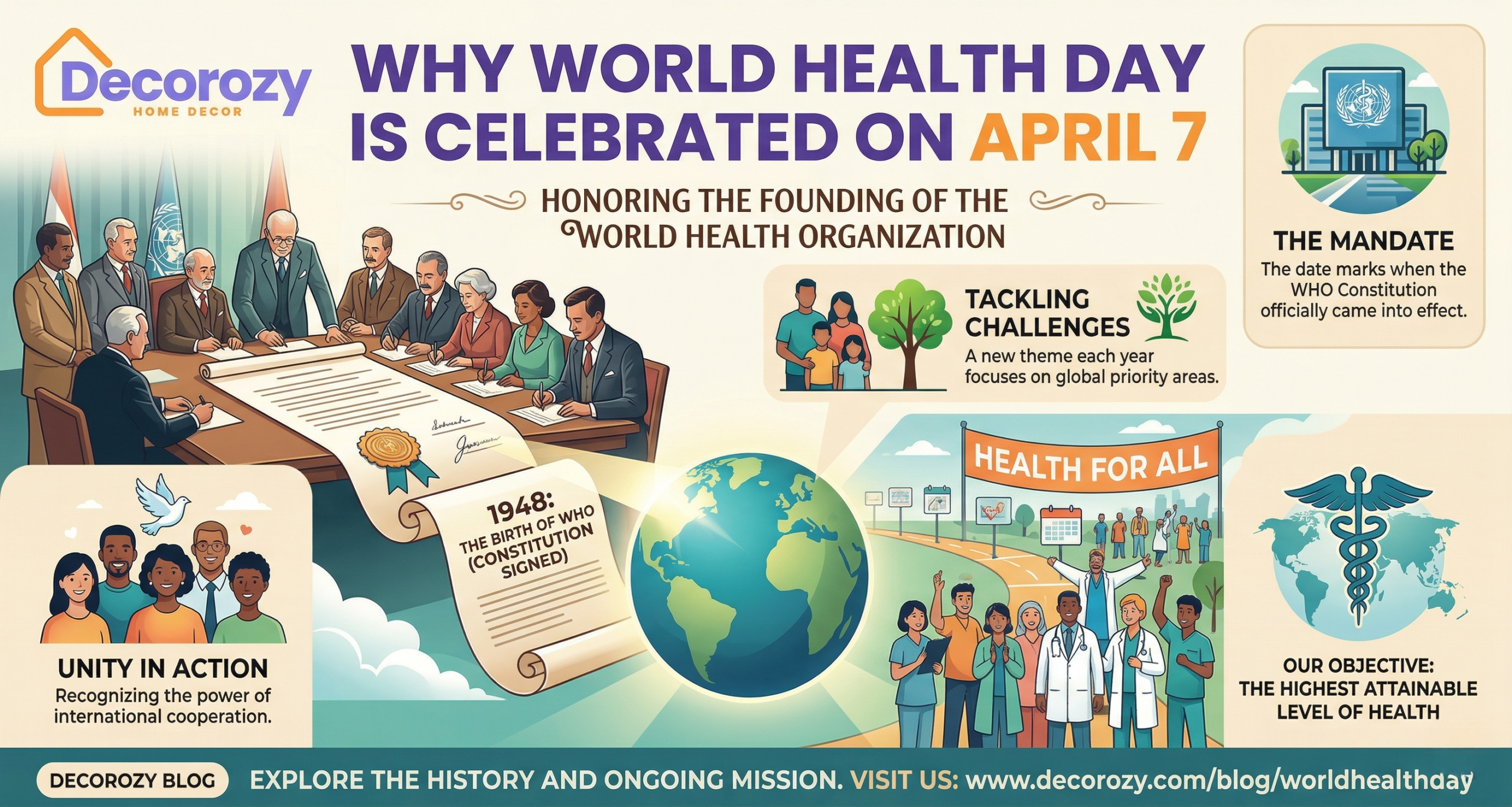 Why World Health Day is Celebrated on April 7 | Decorozy