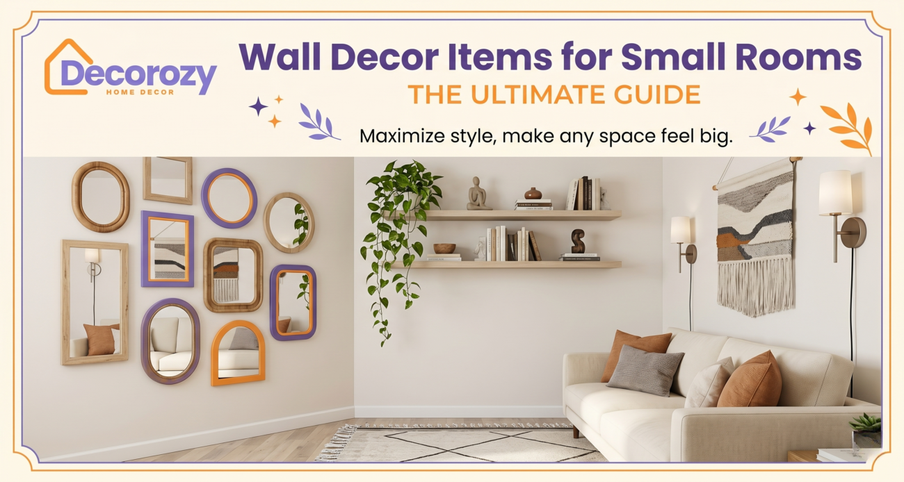 Wall Decor Items for Small Rooms: The Ultimate Guide
