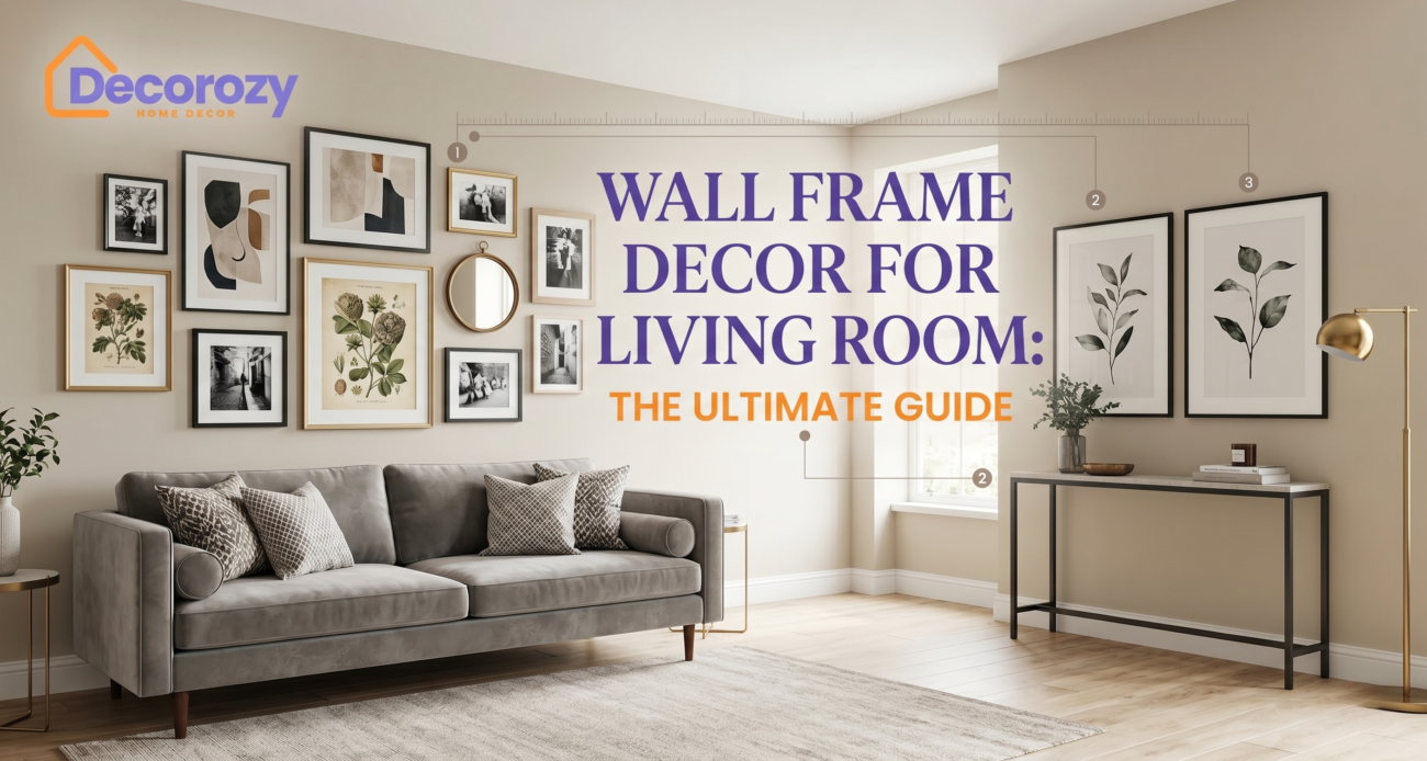 Wall Frame Decor for Living Room: The Ultimate Guide