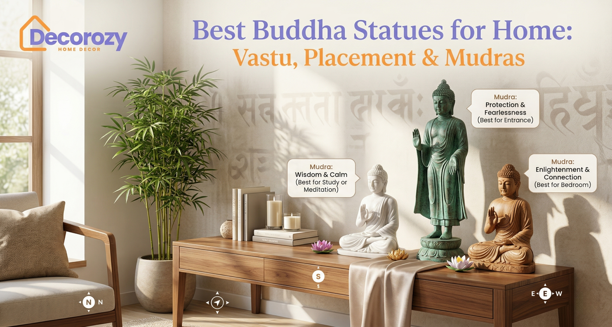 Best Buddha Statues for Home: Vastu, Placement & Mudras