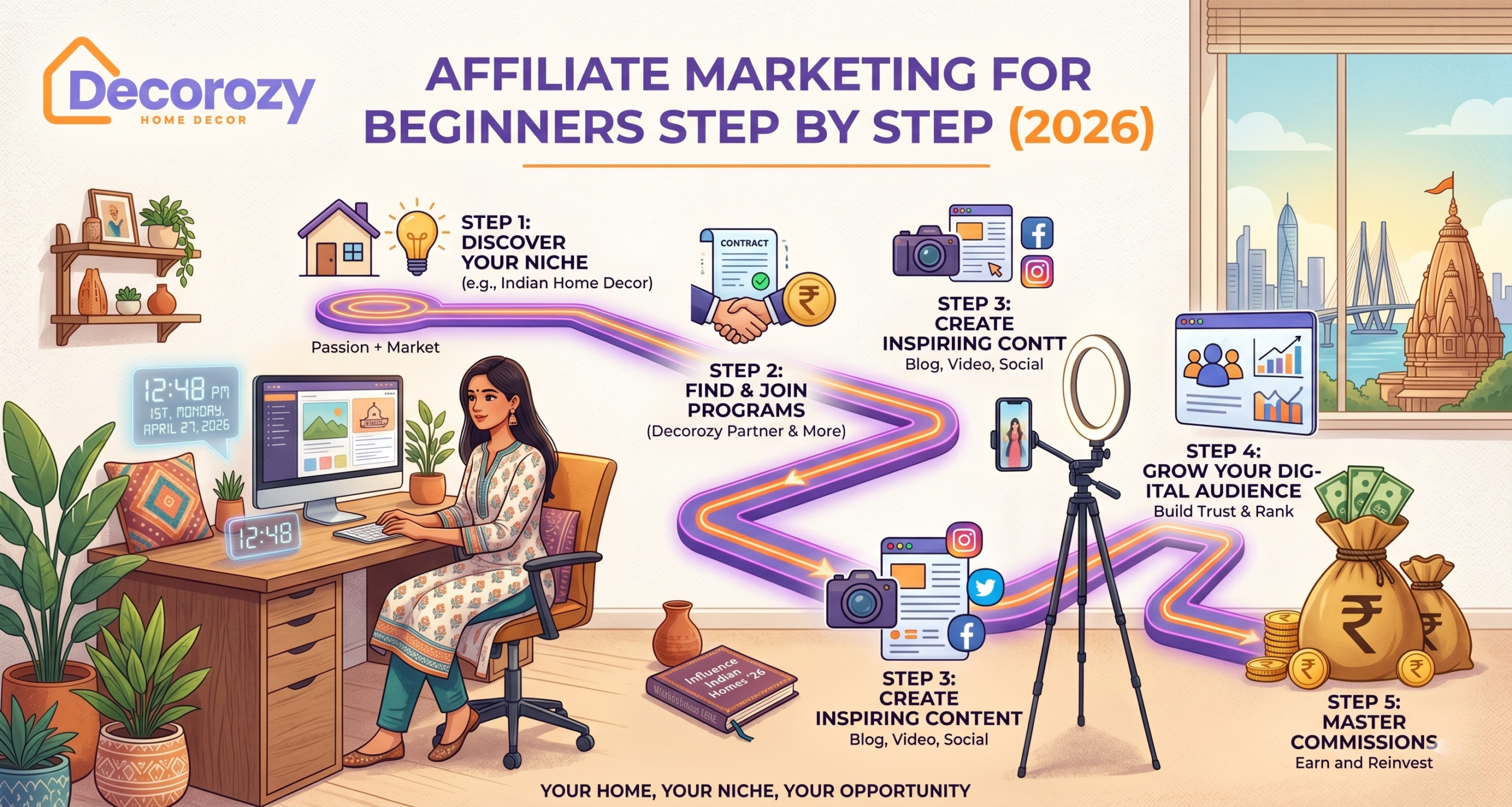 Affiliate Marketing For Beginners Step By Step (2026)