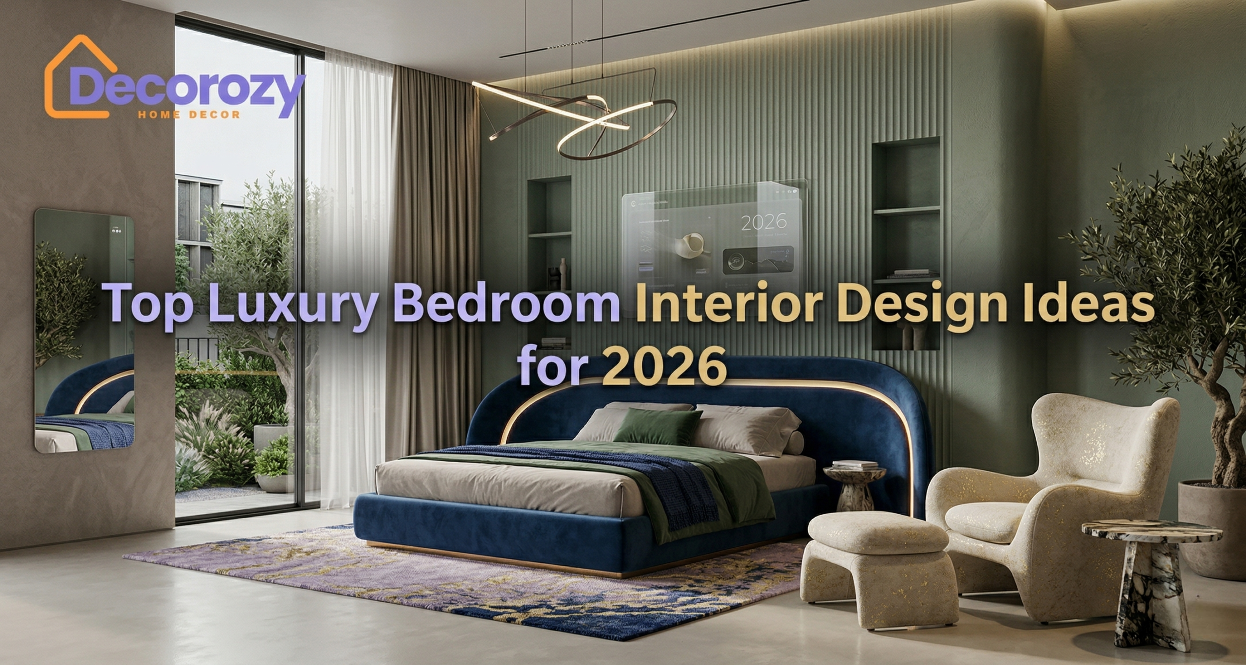 Top Luxury Bedroom Interior Design Ideas for 2026