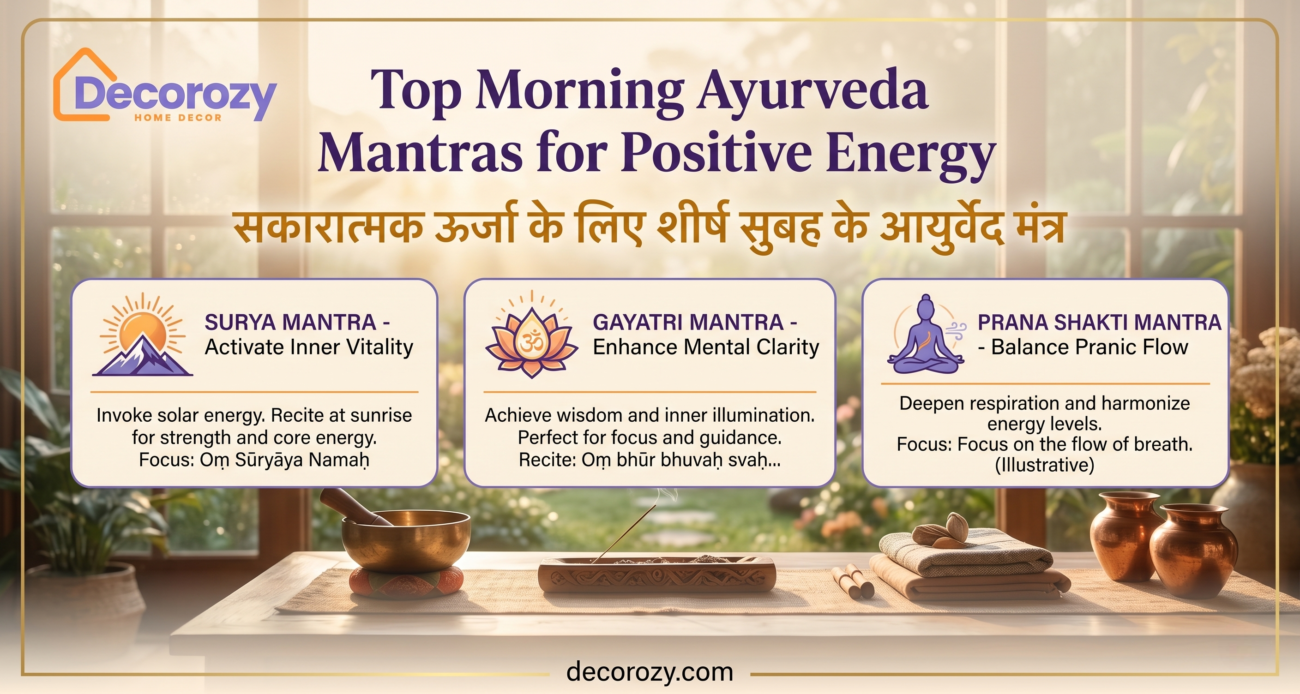 Top Morning Ayurveda Mantras for Positive Energy