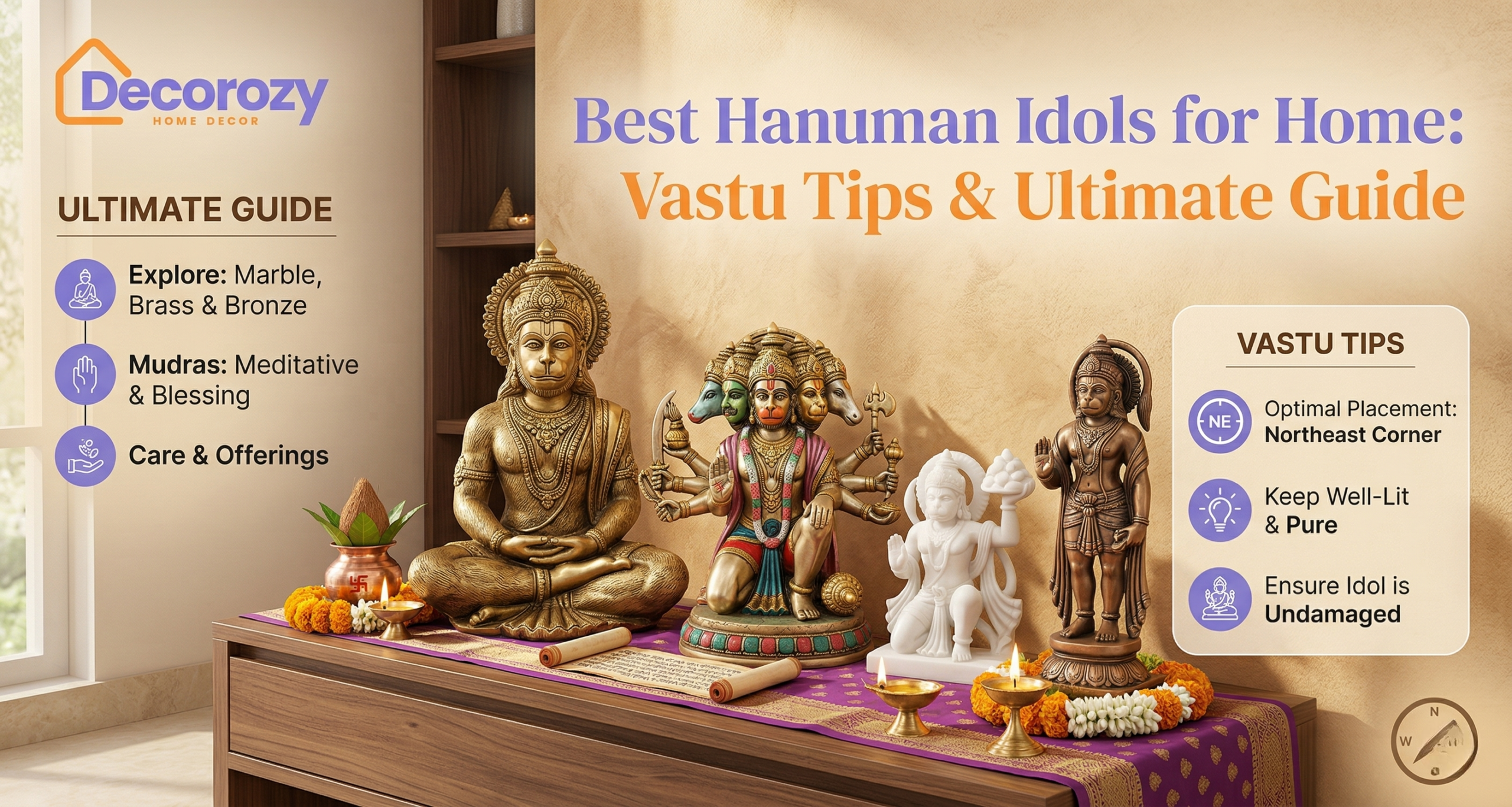 Best Hanuman Idols for Home: Vastu Tips & Ultimate Guide