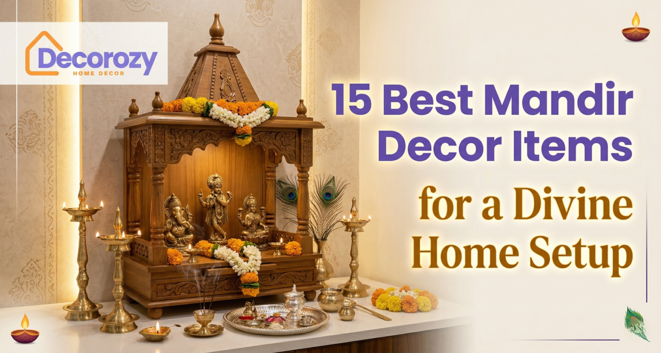 15 Best Mandir Decor Items for a Divine Home Setup