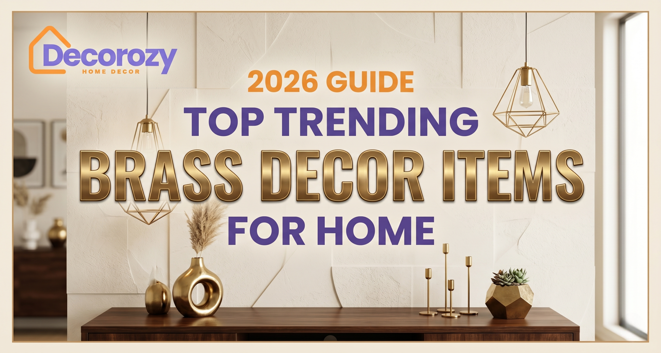 2026 Guide: Top Trending Brass Decor Items for Home