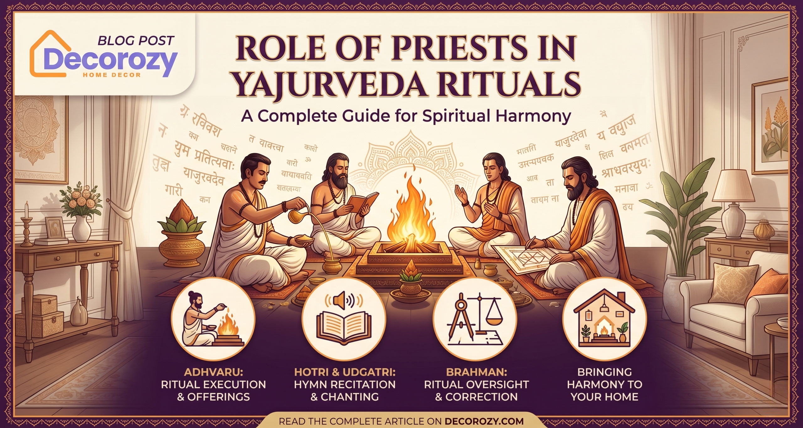 Role of Priests in Yajurveda Rituals: A Complete Guide