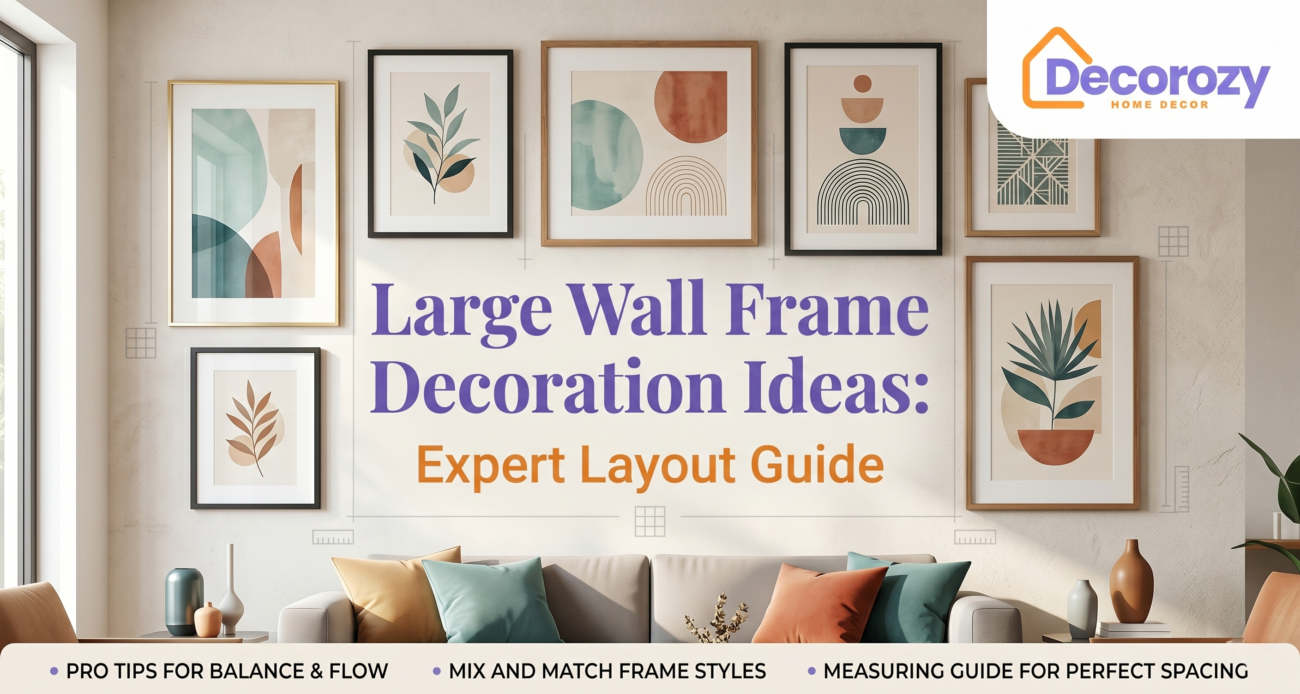 Large Wall Frame Decoration Ideas: Expert Layout Guide