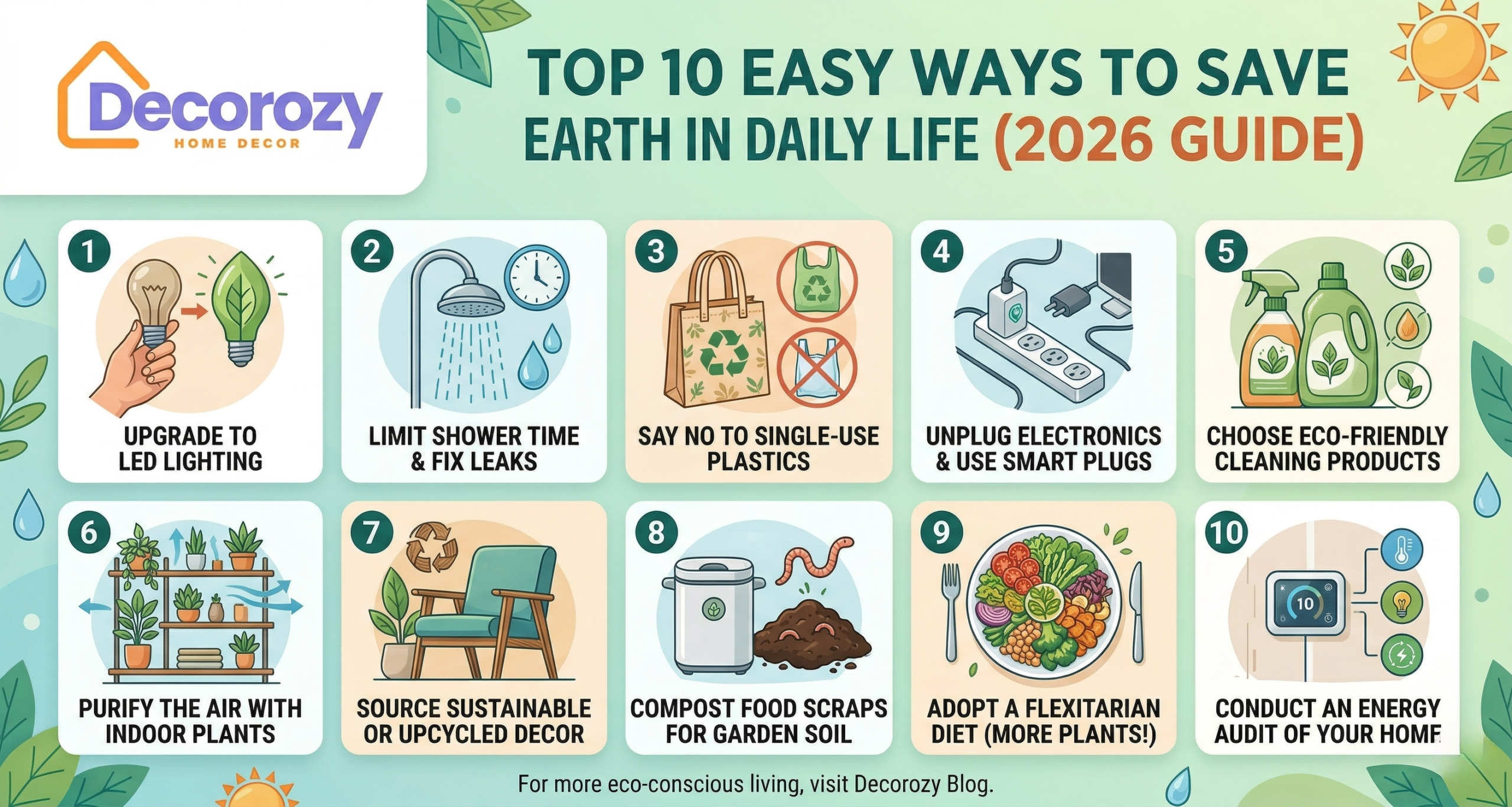 Top 10 Easy Ways to Save Earth in Daily Life (2026 Guide)