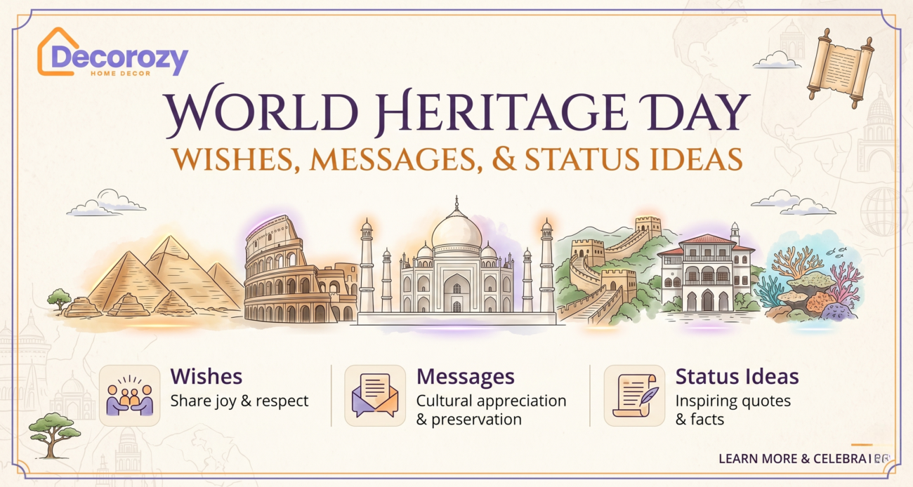World Heritage Day Wishes, Messages, & Status Ideas