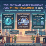 Top Legitimate Work From Home Jobs Without Investment in 2026