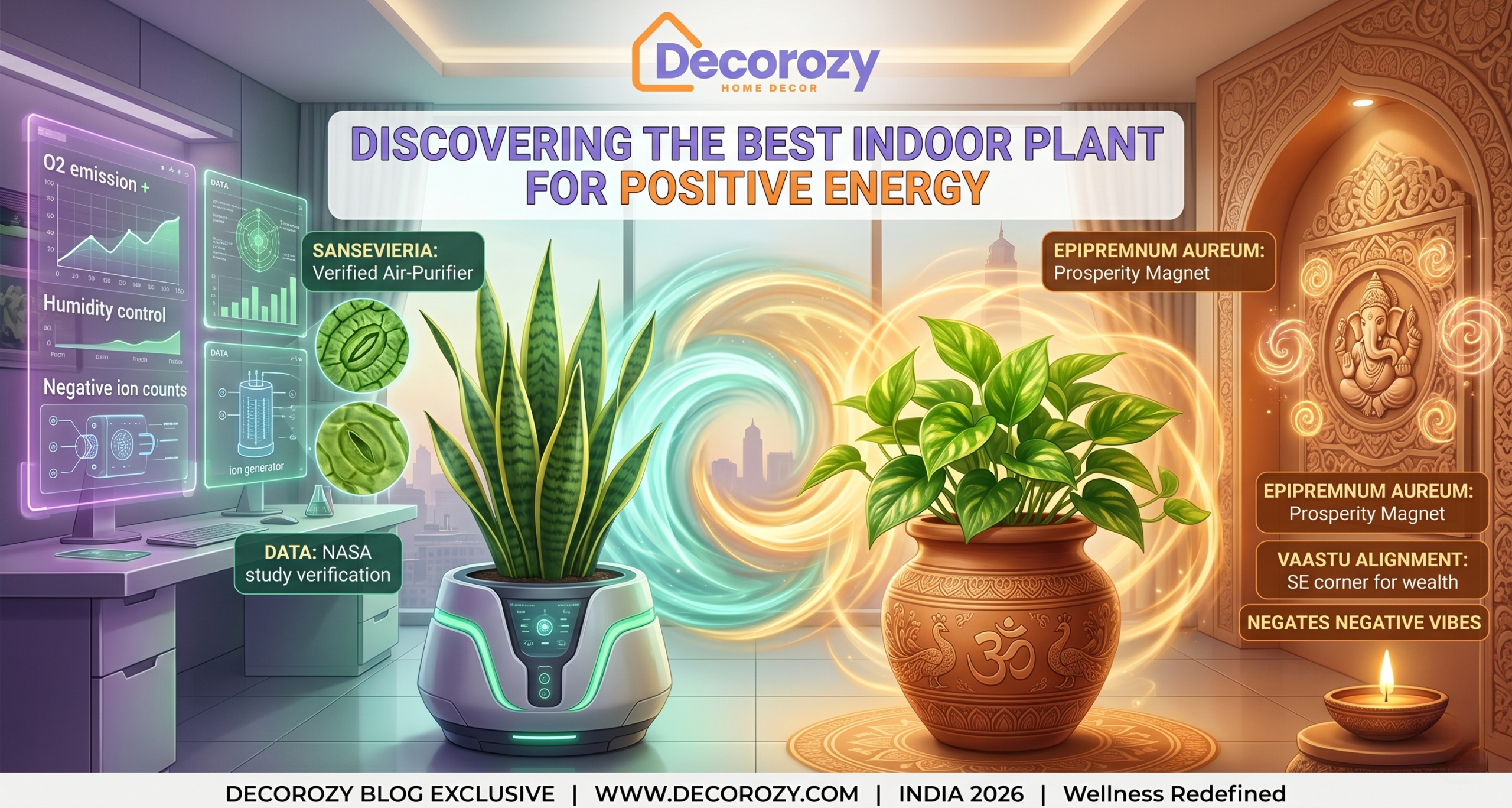 Discovering the Best Indoor Plant for Positive Energy: Science vs. Myth