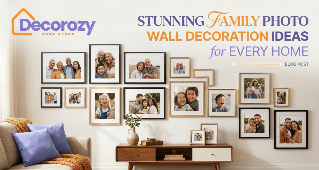 Stunning Family Photo Wall Decoration Ideas for Every Home