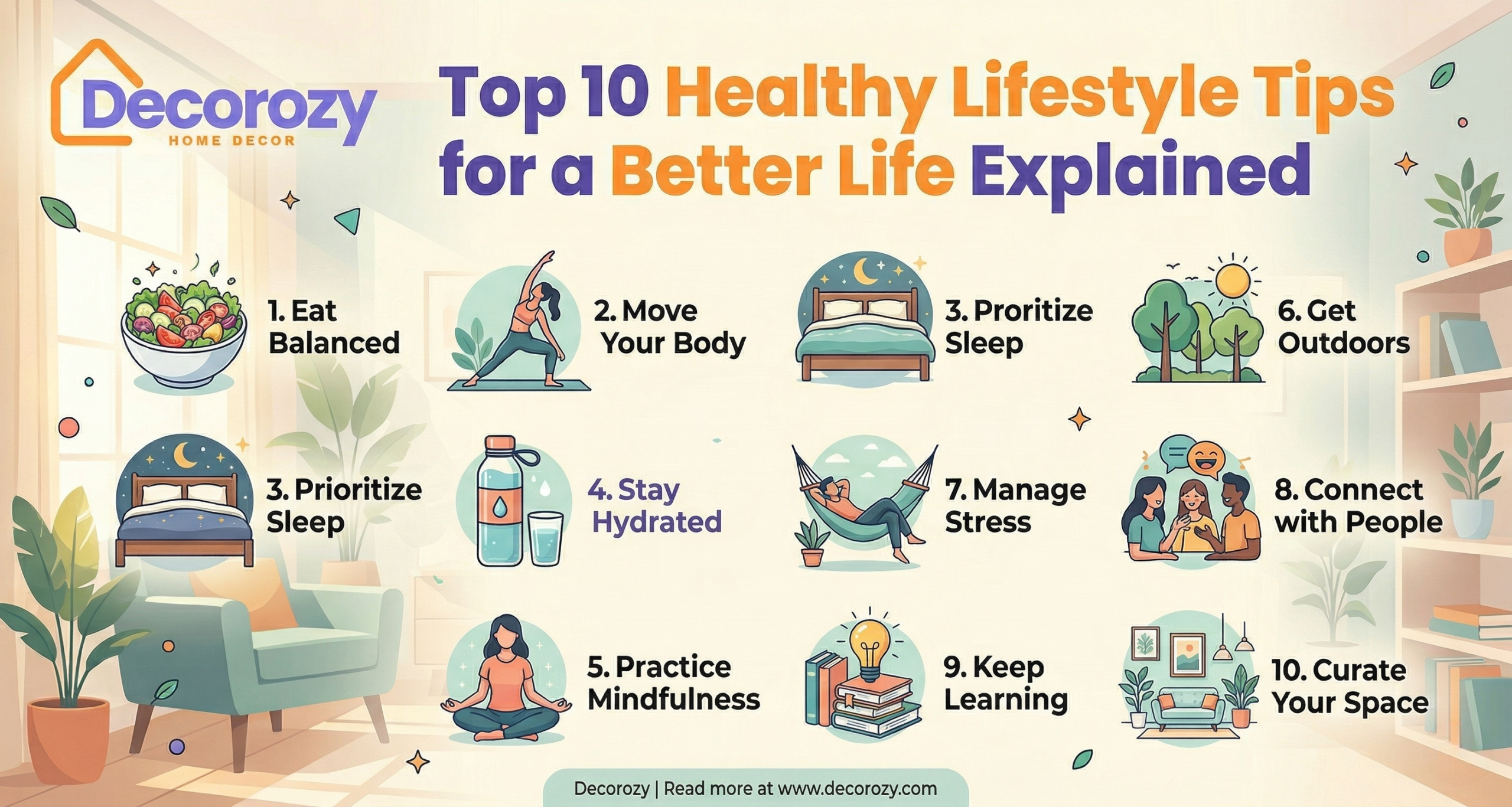 Top 10 Healthy Lifestyle Tips for a Better Life Explained