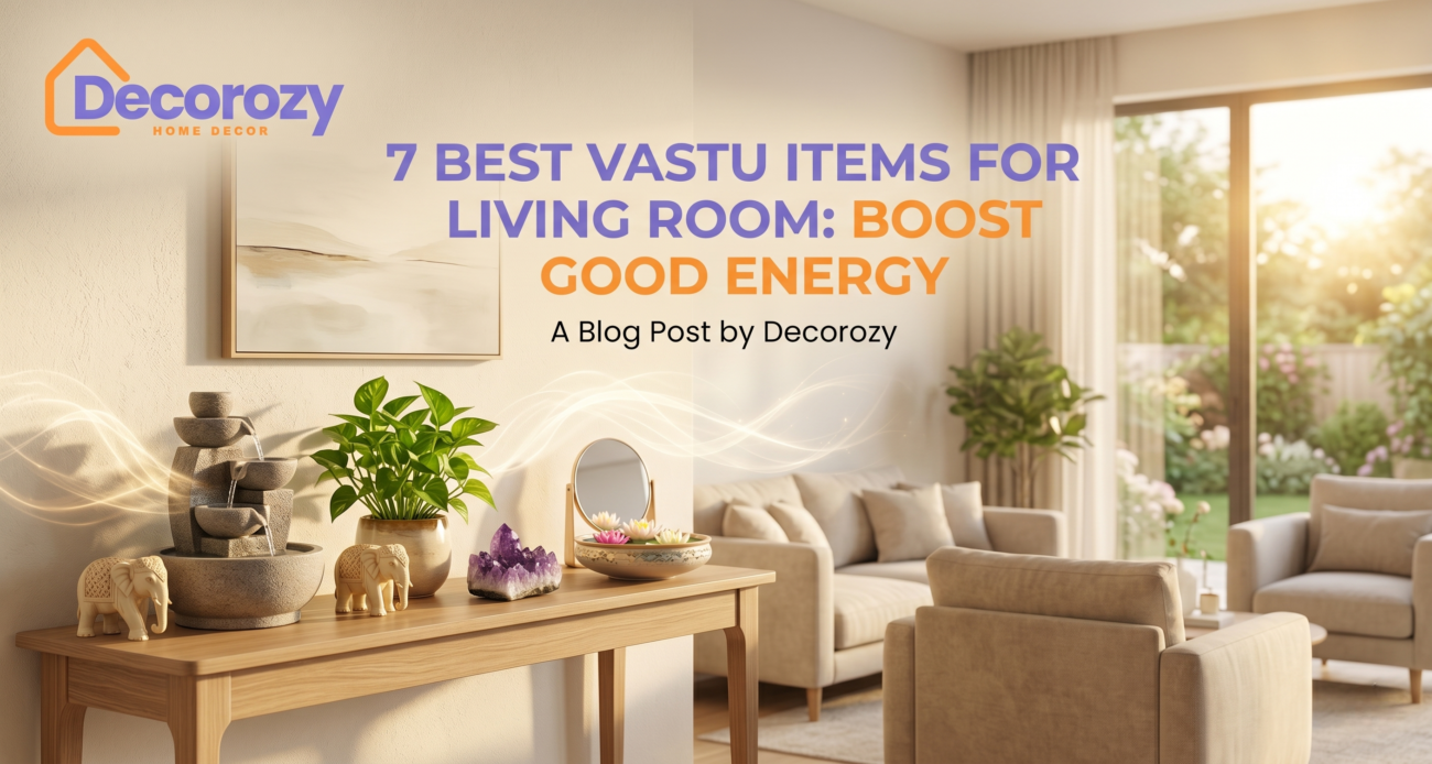 7 Best Vastu Items for Living Room: Boost Good Energy