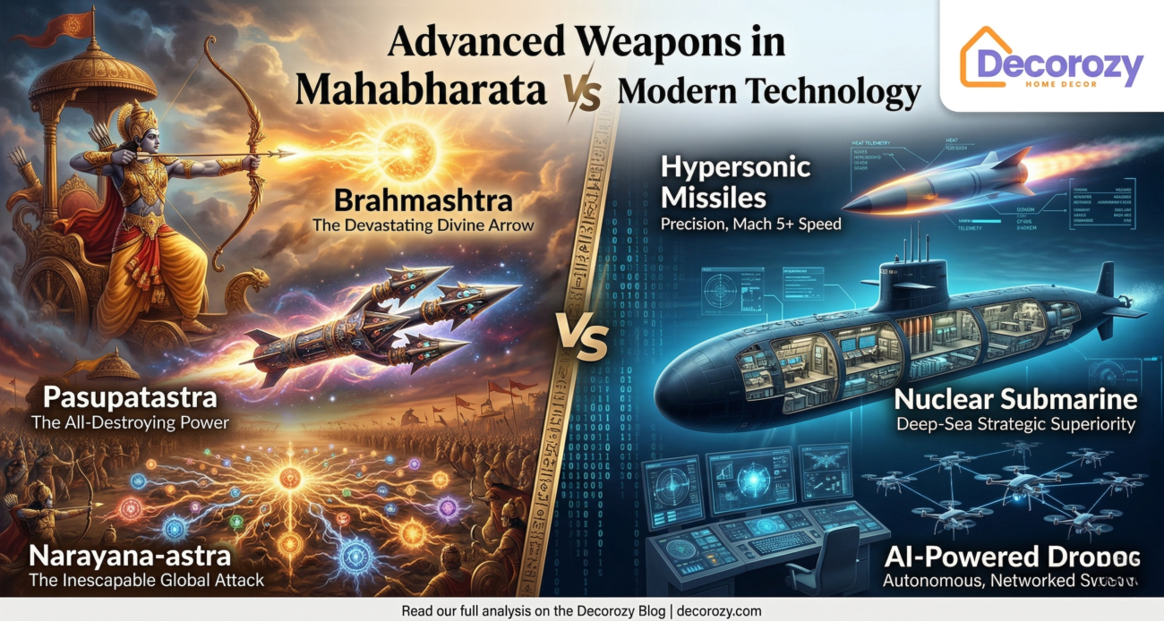 Advanced Weapons in Mahabharata Vs Modern Technology