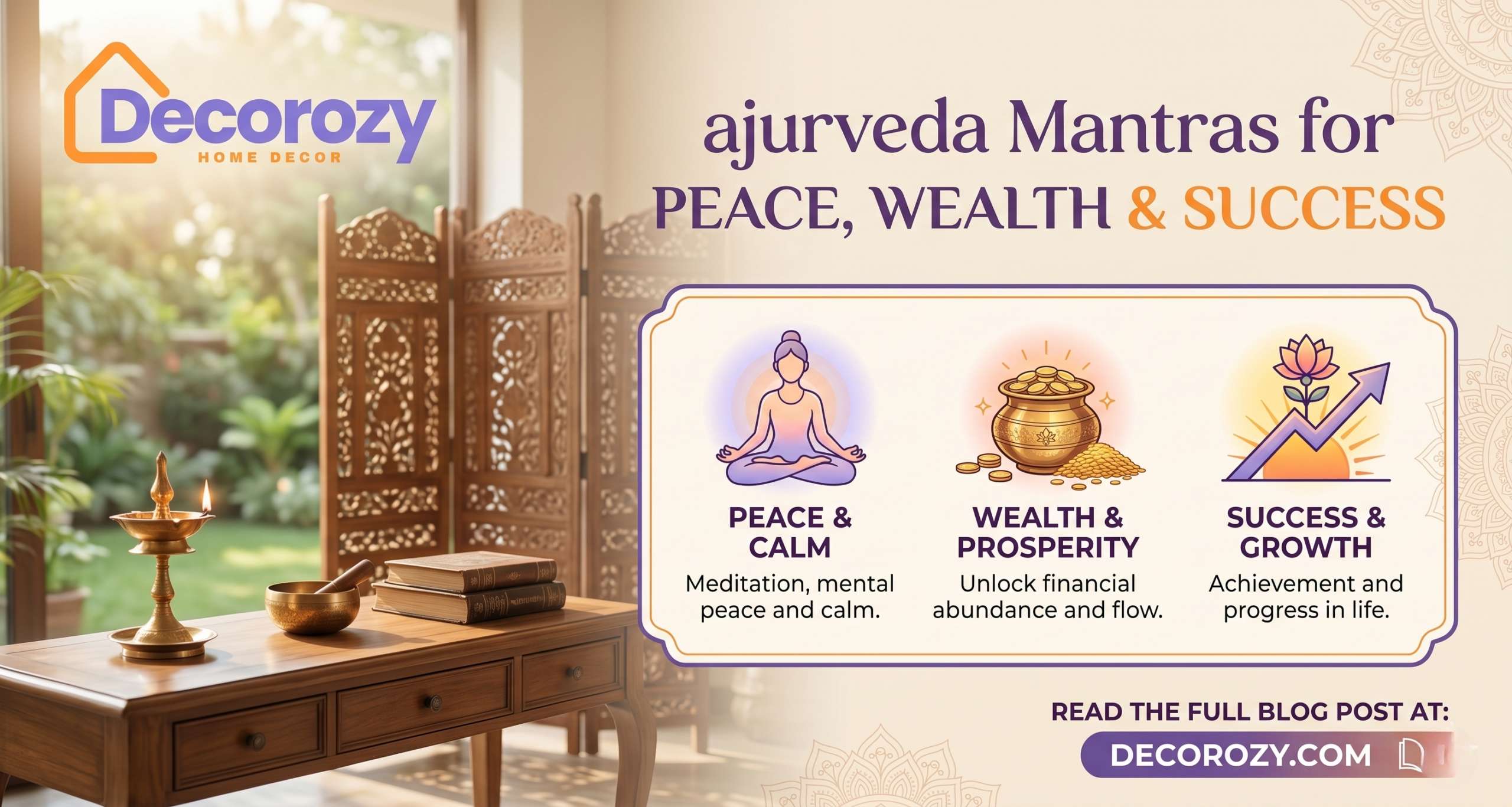ajurveda Mantras for Peace, Wealth & Success