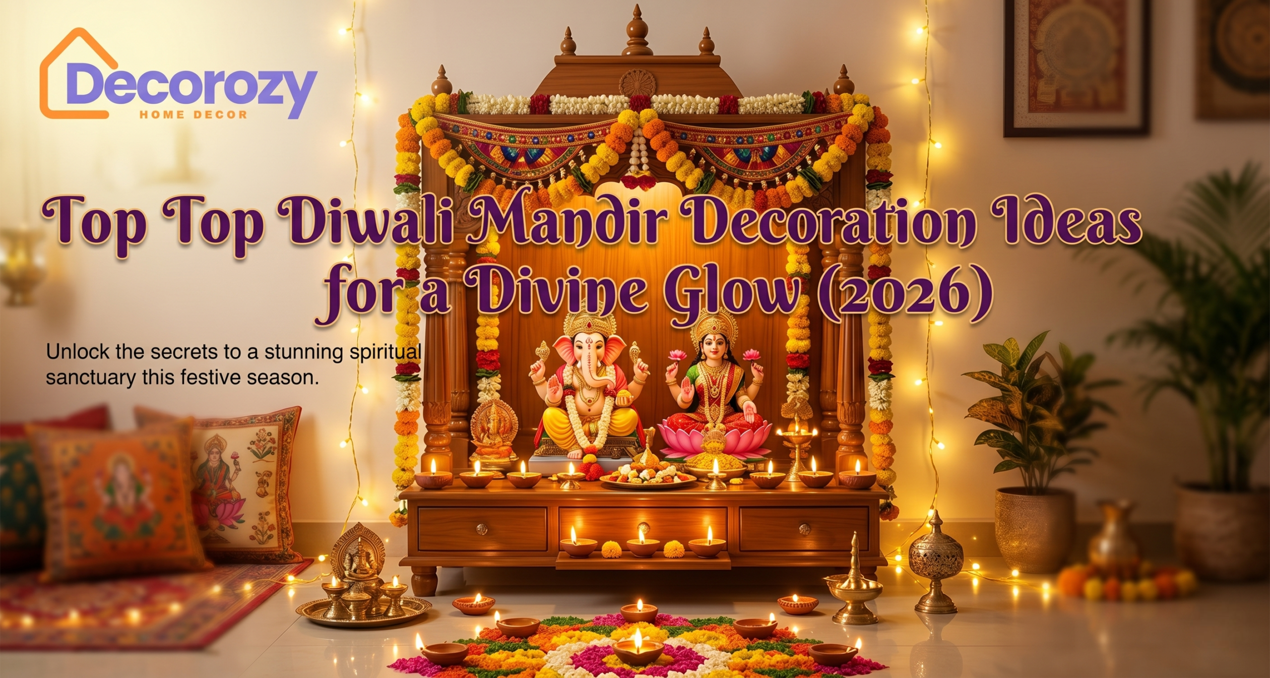 Top Diwali Mandir Decoration Ideas for a Divine Glow (2026)
