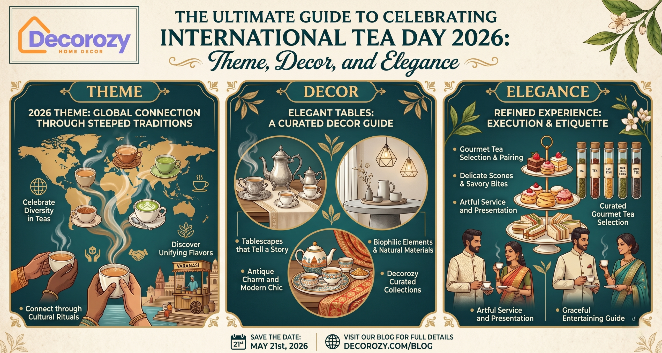 The Ultimate Guide to Celebrating International Tea Day 2026: Theme, Decor, and Elegance