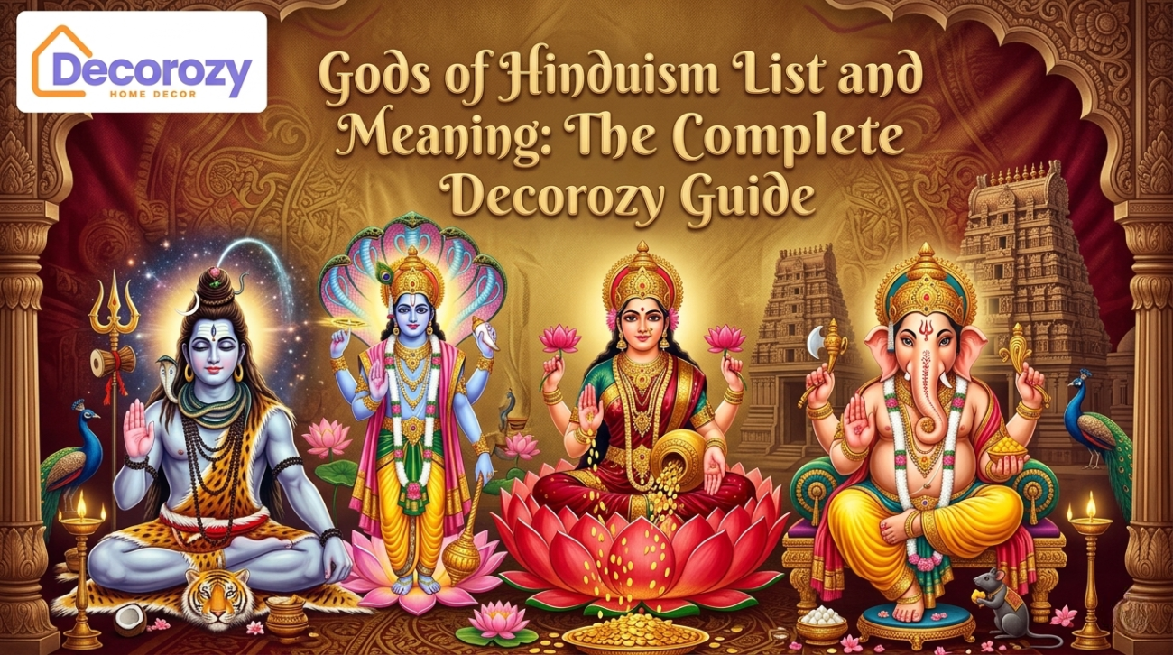 Gods of Hinduism List and Meaning: The Complete Decorozy Guide