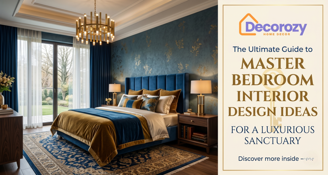 Master Bedroom Interior Design Ideas for a Luxurious Sanctuary