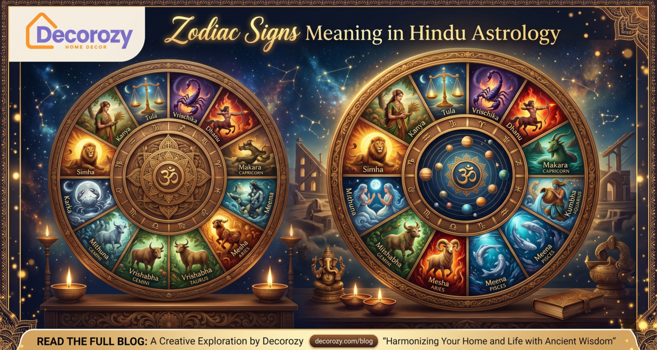 Zodiac Signs Meaning in Hindu Astrology: Elevating Your Home Decor Aesthetics