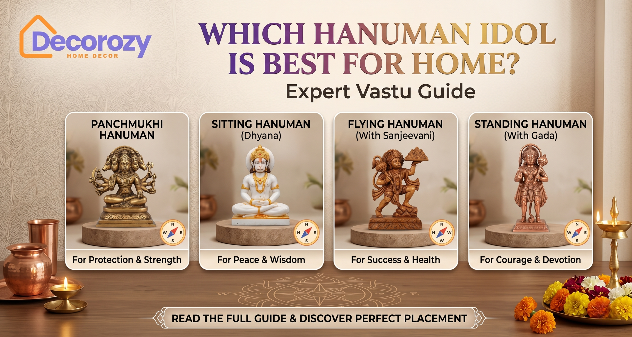 Which Hanuman Idol Is Best For Home? Expert Vastu Guide