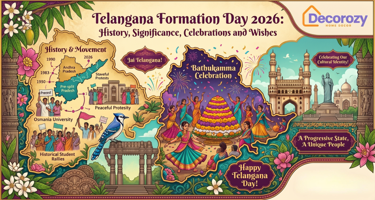 Telangana Formation Day 2026: History, Significance, Celebrations and Wishes