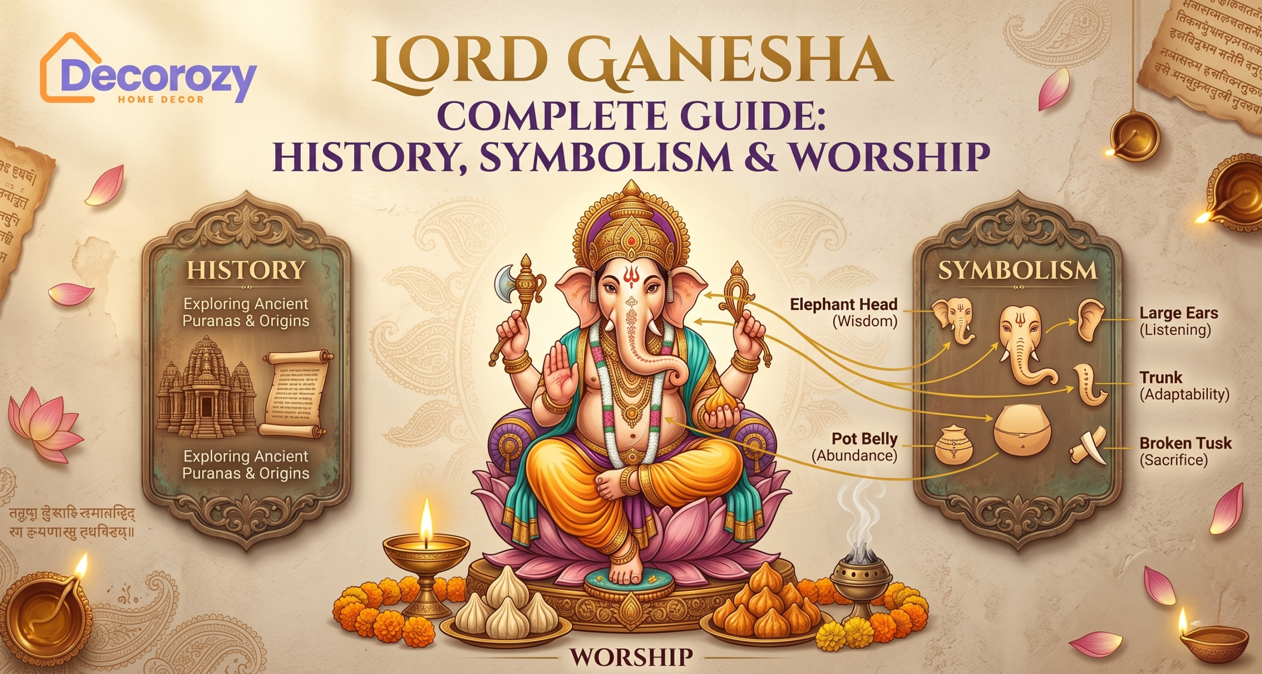 Lord Ganesha Complete Guide: History, Symbolism & Worship