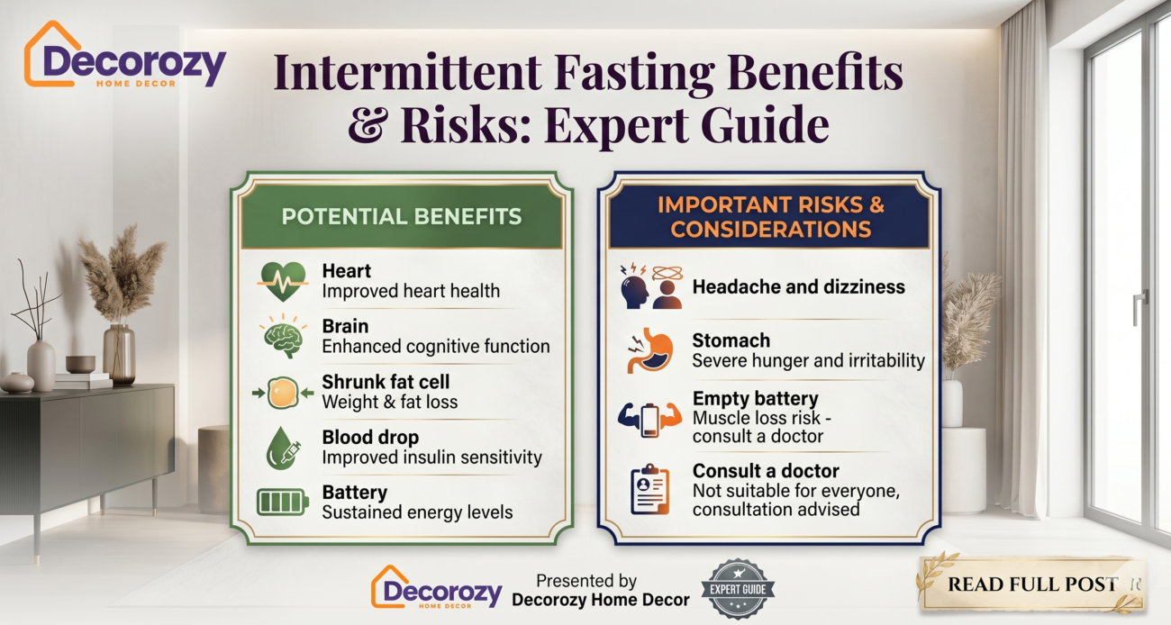 Intermittent Fasting Benefits & Risks: Expert Guide