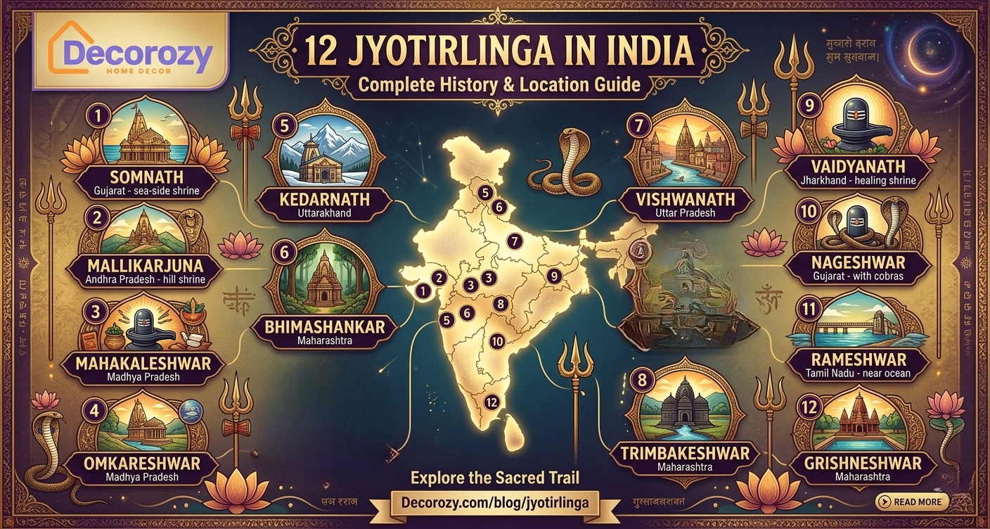 12 Jyotirlinga in India: Complete History & Location Guide