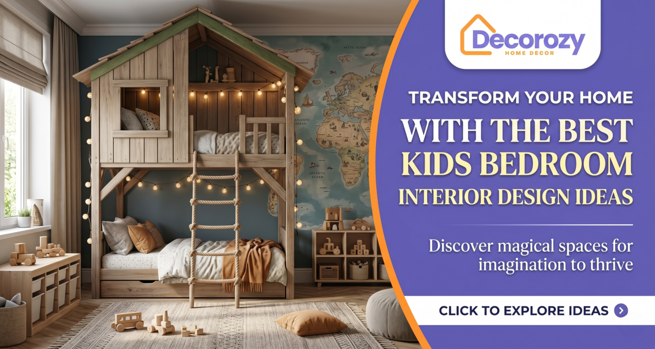 Transform Your Home With the Best Kids Bedroom Interior Design Ideas