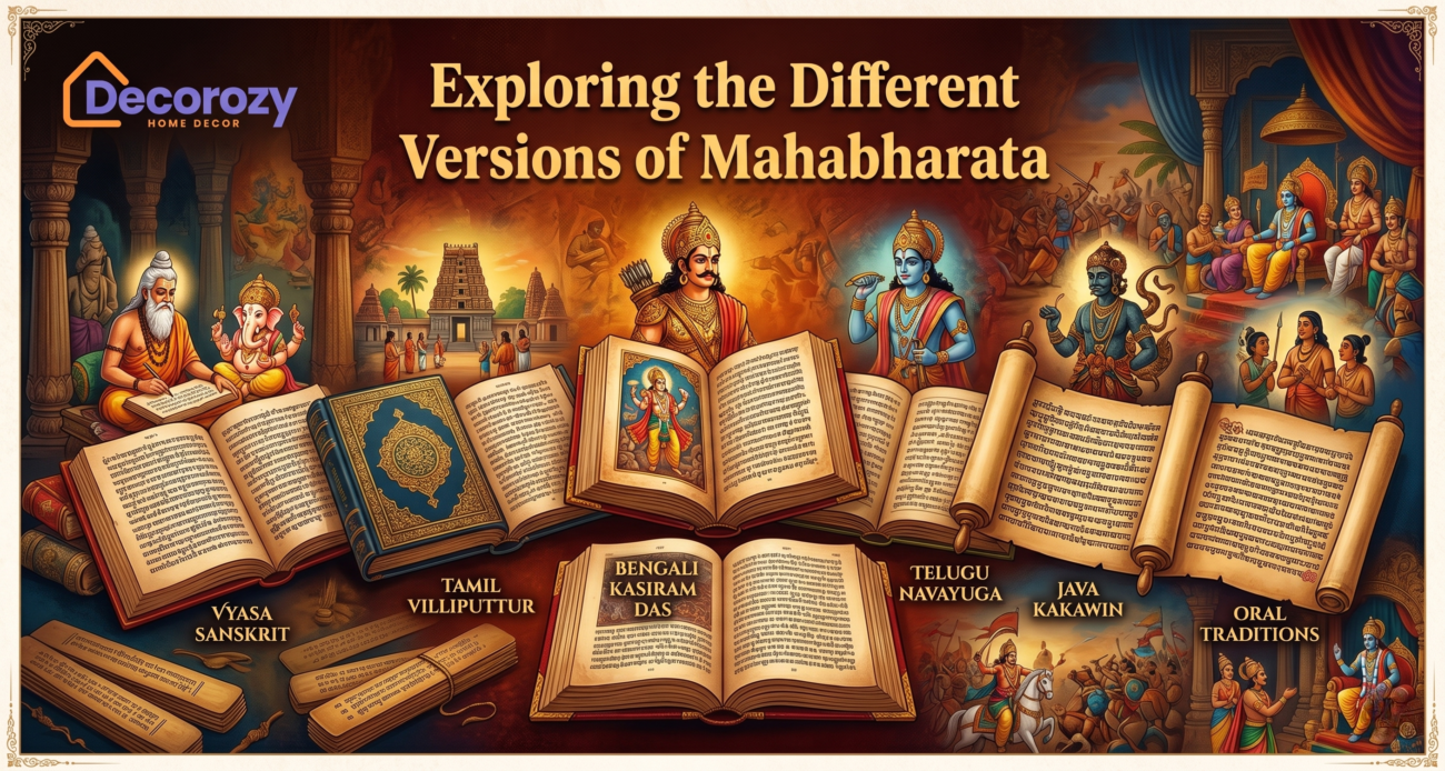 Exploring the Different Versions of Mahabharata: Ancient Aesthetics for Modern Home Decor