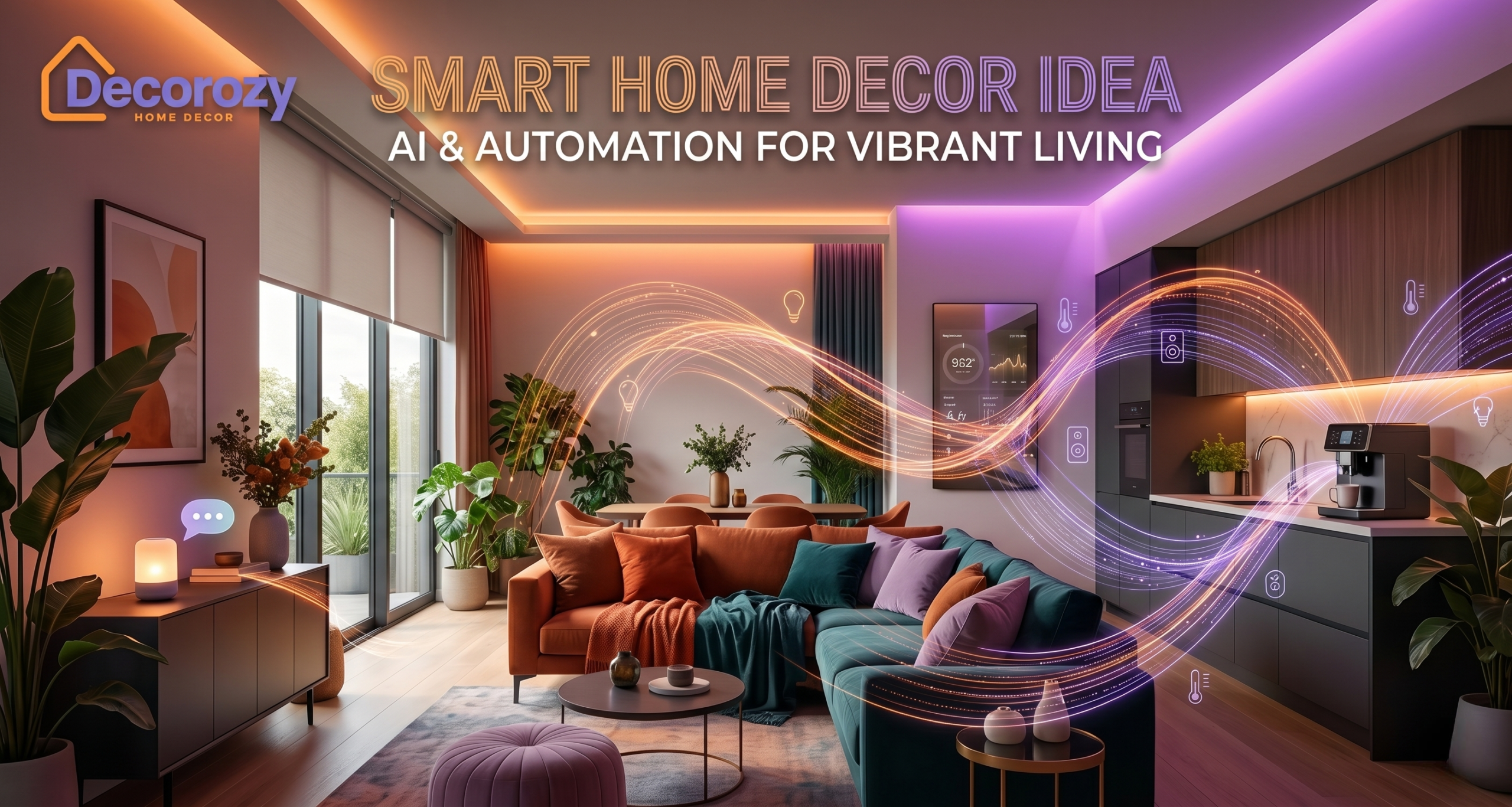 Smart Home Decor Idea: AI & Automation for Vibrant Living