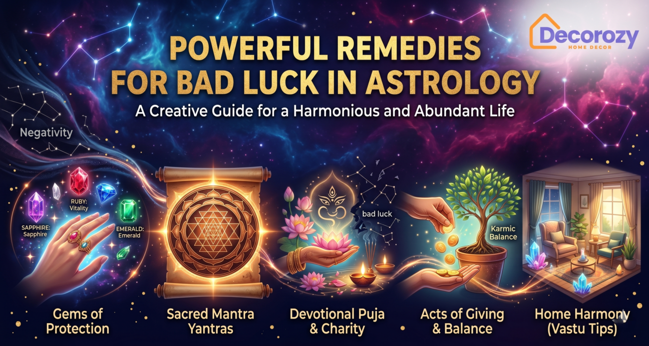 Powerful Remedies for Bad Luck in Astrology: Elevate Your Home's Cosmic Energy