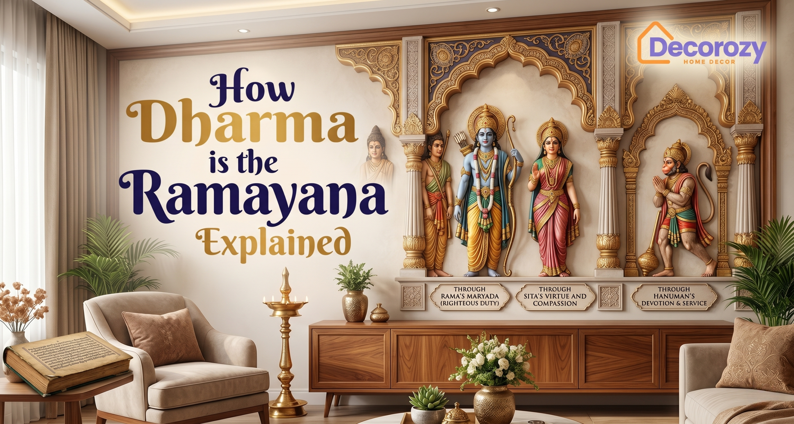 How Dharma is the Ramayana Explained: Elevating Your Home's Spiritual and Aesthetic Harmony